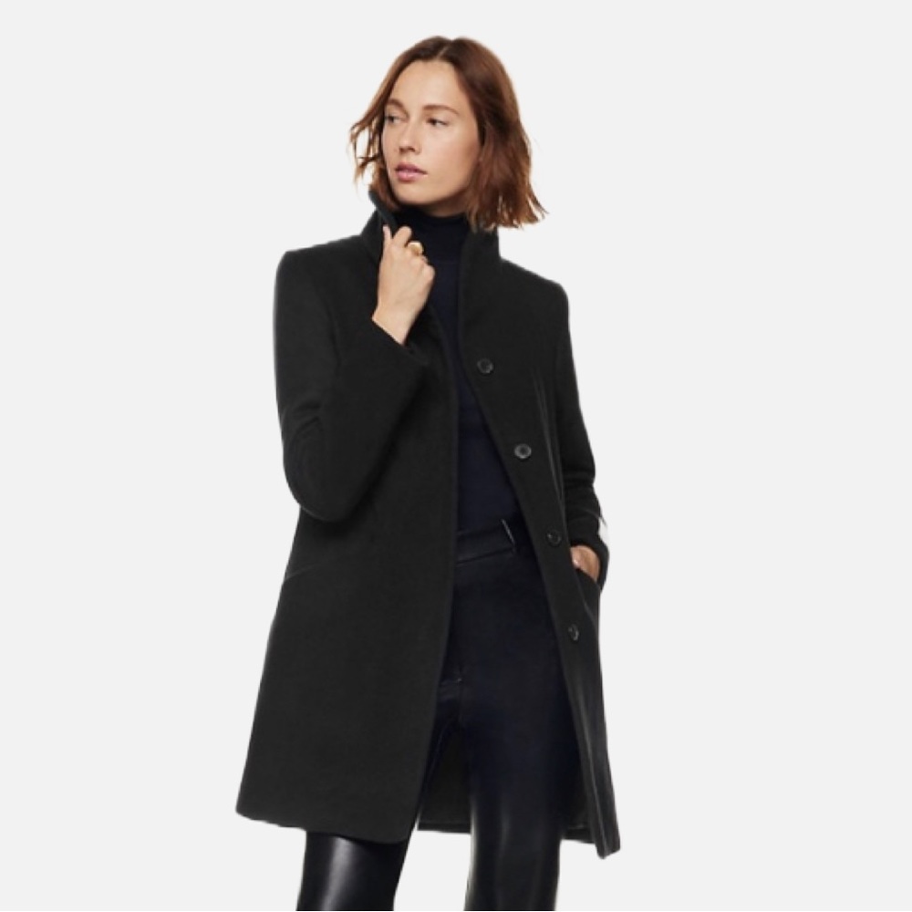 Aritzia | Wilfred | The Cocoon Coat | Black | Small